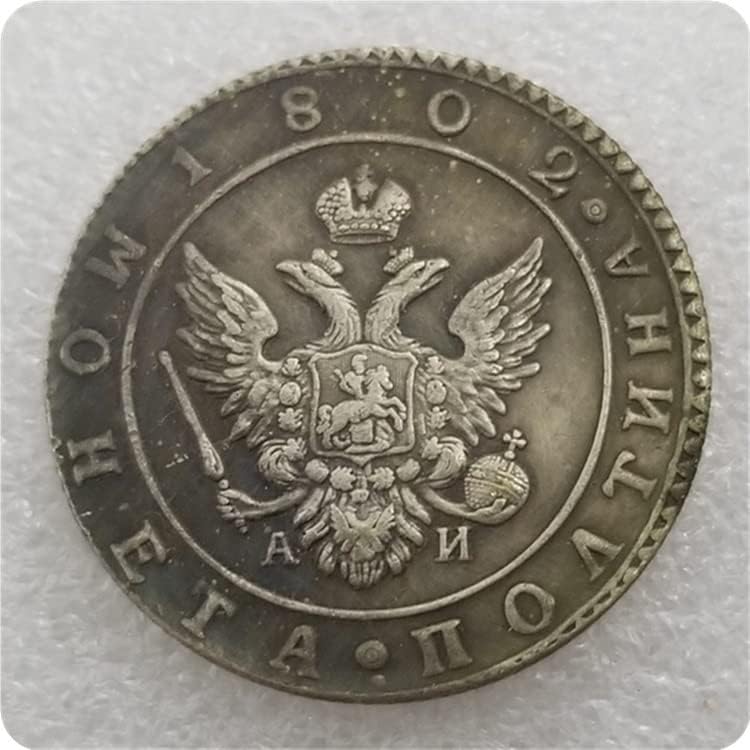 AVCITY Oroszország 1802,1803,1804,1805 Oroszország 1 Rubel Érme, Ezüst Dollár