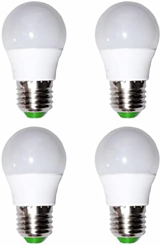 LIENNGKE 12v E26 E27 LED Lámpa 4W Izzó 40W Halogén Egyenértékű Nappal Fehér 6000k 400lm RV Kültéri Lámpa Csomag 4