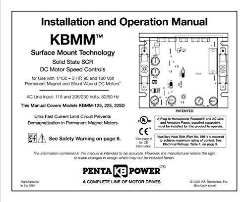 KB Elektronika KBMM-125 DC motor control 9449