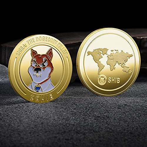 1 oz Arany-Bevonatú Dogecoin Emlékérme Aranyozott Dogecoin 2021 Limitált szériás Gyűjthető Érme védőtok