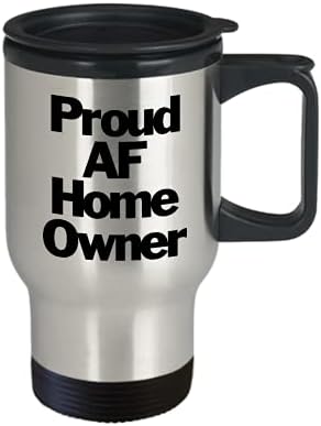 Büszke Tulajdonos AF Bögre Utazási Kávét Új Első Ház Üdvözlő Ajándék