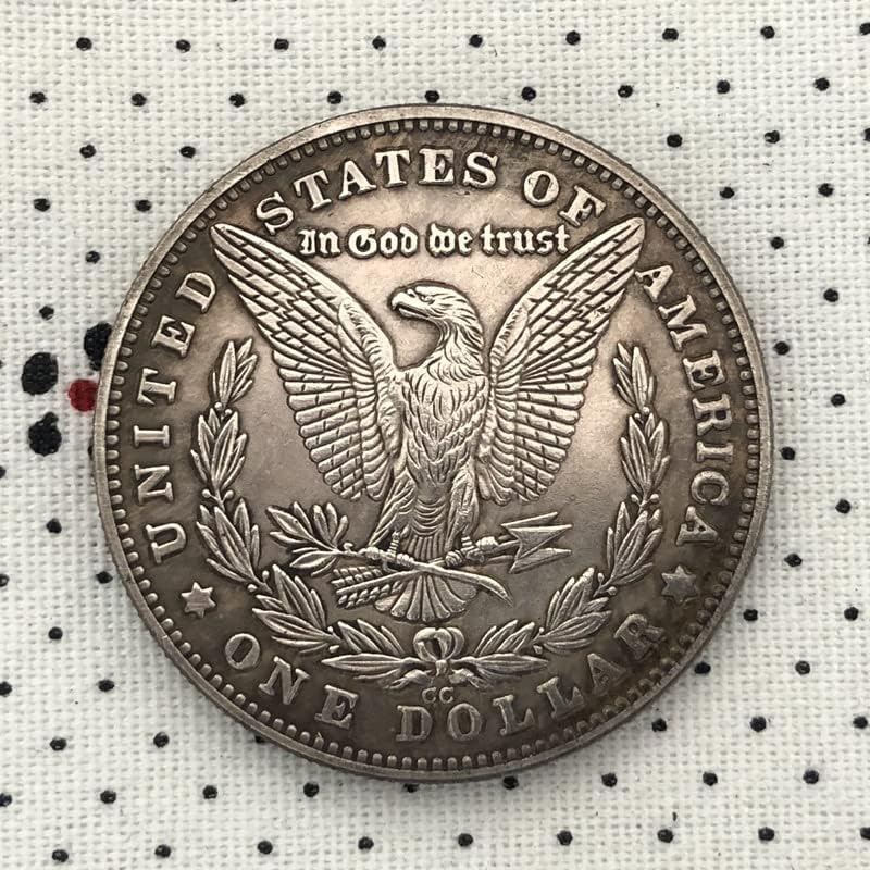 38MM Antik Ezüst Érme Amerikai Morgan Csavargó Érme 1878CC Kézműves 127