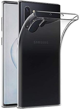MaiJin Esetben a Samsung Galaxy Note 10 Plus/Galaxy Note10 Plusz 5G (6.8 hüvelyk) Puha TPU Gumi Gél Lökhárító Átlátszó