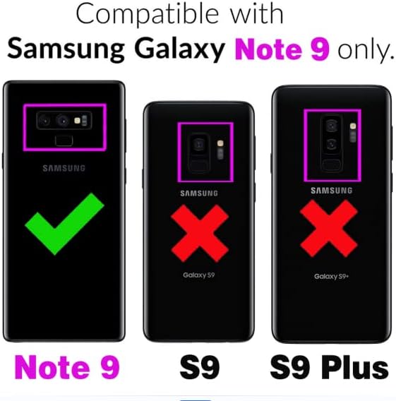 Furiet Kompatibilis a Samsung Galaxy Note 9 Tárca Esetben Csuklópántot Zsinór Bőr Flip-Kártya-tartó Állvány Sejt Tartozékok