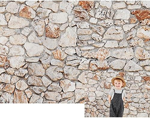 Baocicco 12x10ft Retro Rock Stone Wall Fotózás Háttér Olaszország Európai kisváros, Ház, Fal Hátterekkel, a Fotózás