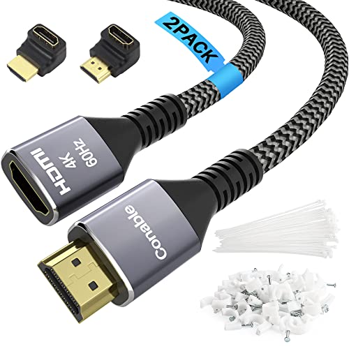 A 4K HDMI Kábelt 15 Méter, HDMI 2.0 Fonott Extender Férfi-Nő Velőt, Tiszta Réz 3D-s 4K@60Hz 2160p 1080p HDR HDCP 2.2