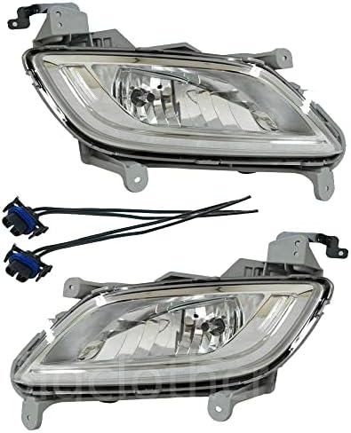 Eladni Automotiveapple, Hyundai Motors Eredeti OEM Első LH-RH-Ködlámpa Lámpa Közgyűlés a Csatlakozó 4-pc-be 2011-ben