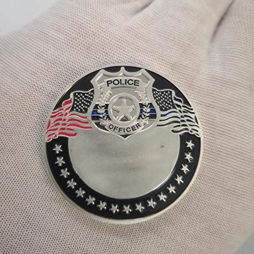 Amerikai Rendőr Érme Vékony Kék Vonal Él Számít, a Rendőrség pajzsának Emlékérme Művészeti Ajándékok, ajándék Ajándékok
