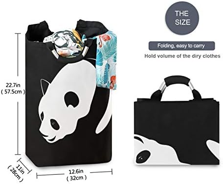 Szennyesben Panda Minta Nagy Kosárban Bevásárló Táska, Összecsukható Szövet Szennyesben, Összecsukható Ruha Táska Játék