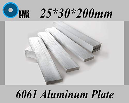 Anncus 25 * 30 * 200mm Ötvözött Alumínium 6061 Lemez, Alumínium Lemez DIY Anyag
