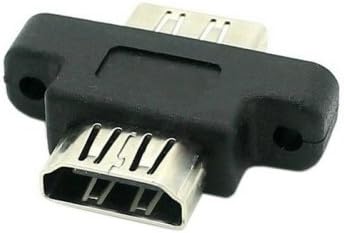 HDMI Női HDMI 1.4 Női Kiterjesztését Bővítő Csatlakozó Adapter Panel Szerelhető Lyukak CableCC
