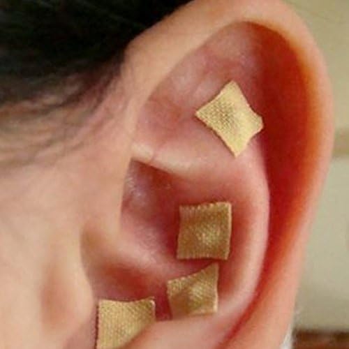 600 Számít Akupunktúra Vaccaria Tű Fül Magok Masszázs Paszta Fül Matricák Fülészeti Fül Nyomja Meg A Vetőmag